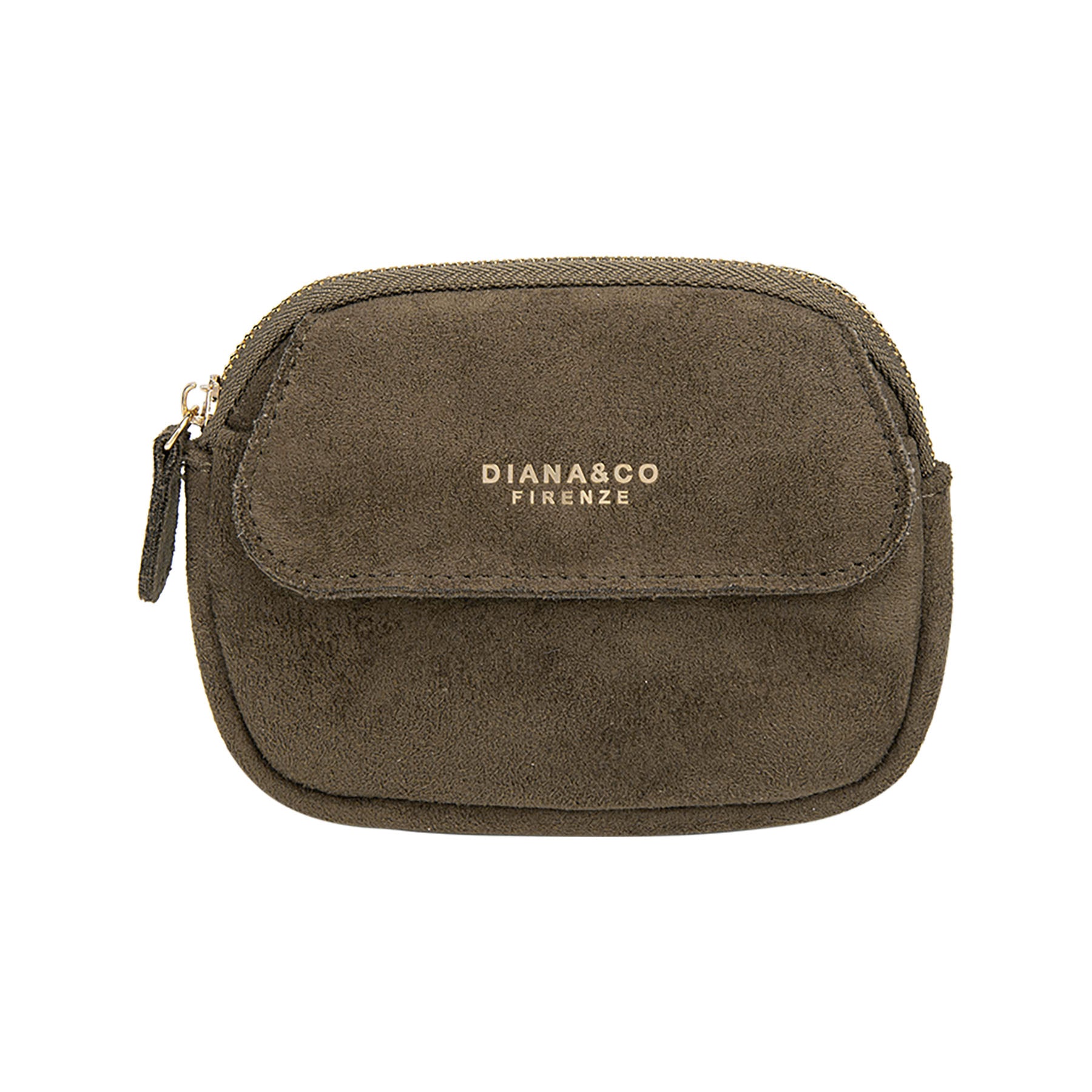 Portefeuille Diana & Co Firenze Noir en Daim