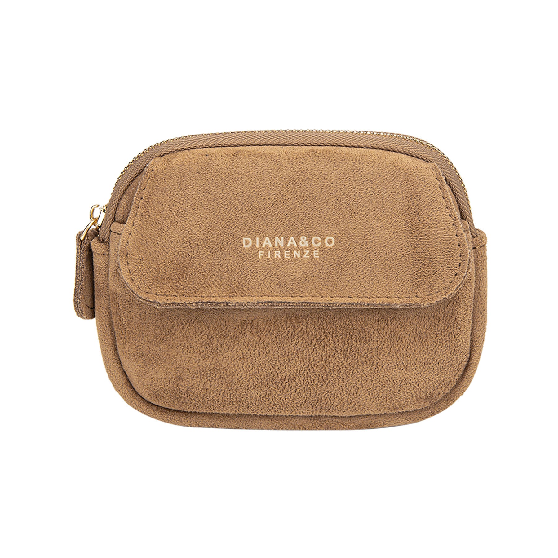 Portefeuille Diana & Co Firenze Noir en Daim