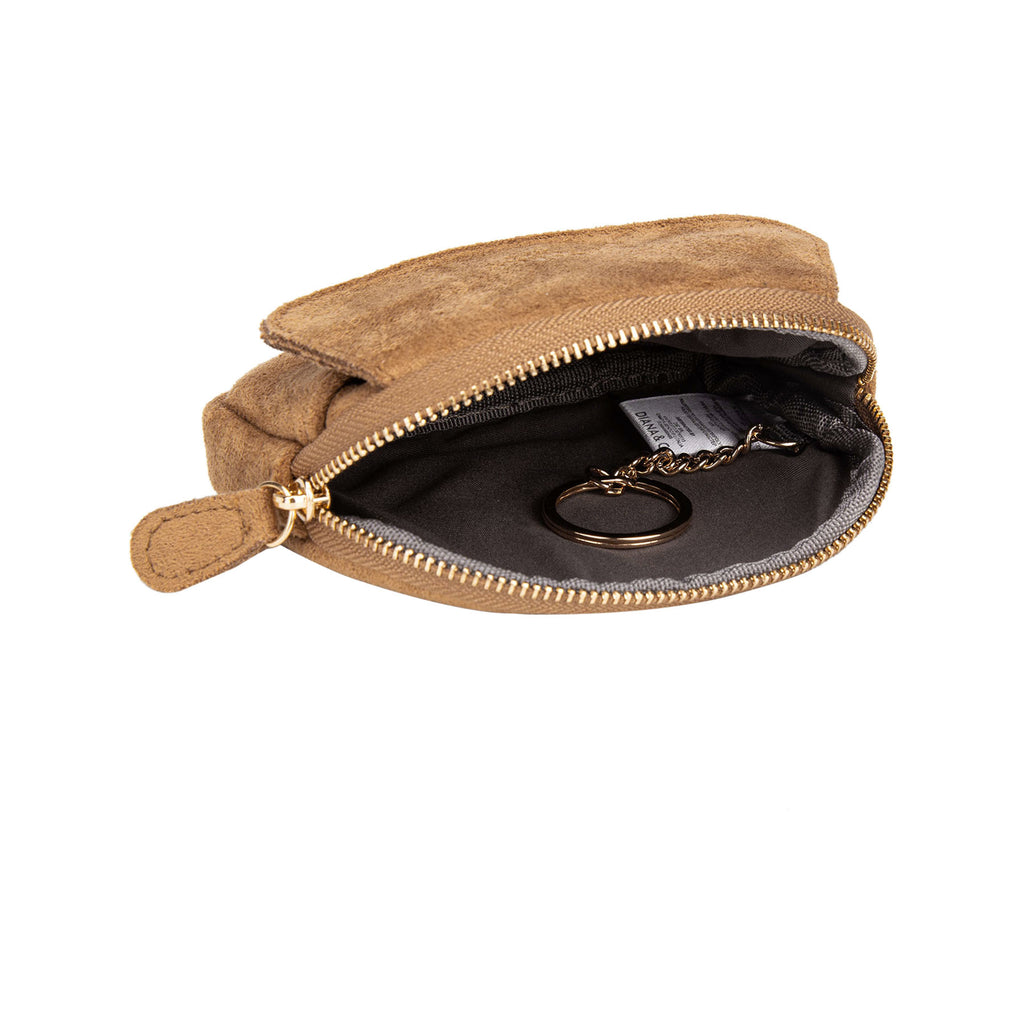 Portefeuille Diana & Co Firenze Noir en Daim