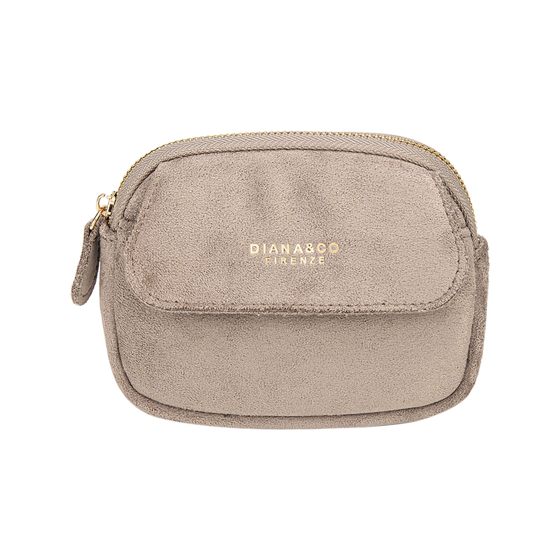 Portefeuille Diana & Co Firenze Noir en Daim