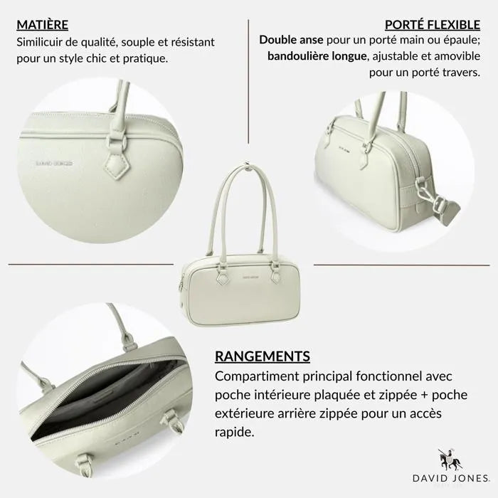 David Jones Sac Bowling – Matière, rangements et port flexible